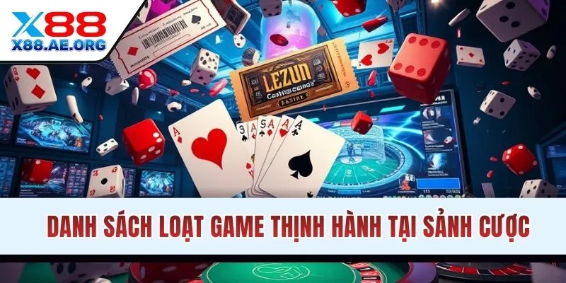 Danh sách loạt game thịnh hành nhất của sảnh cược